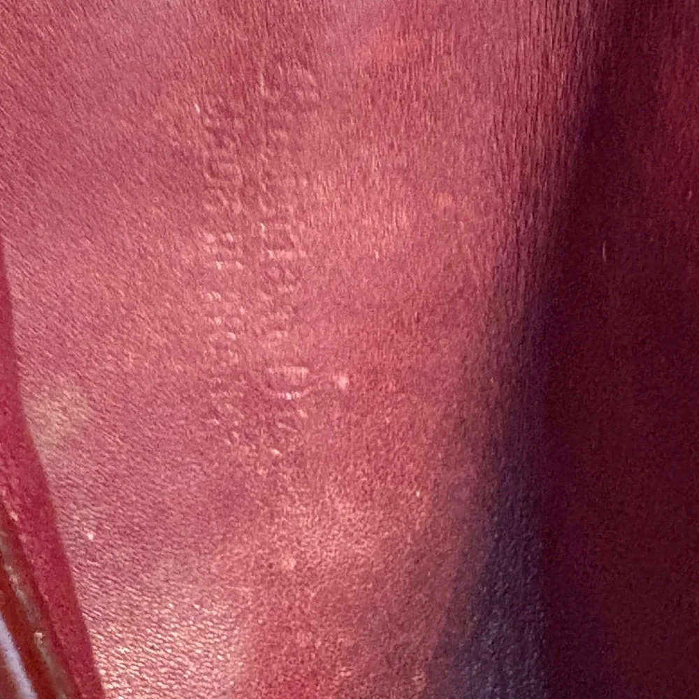 Dior Rich Burgundy Vintage Oblique Wallet